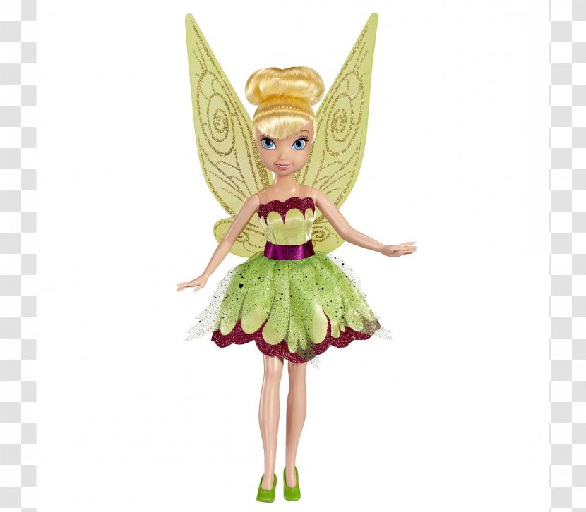 Disney Fairies Tinker Bell Doll Rapunzel Belle - Vidia - TINKERBELL Transparent PNG