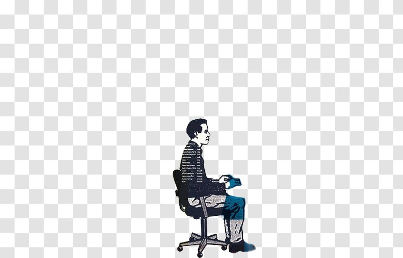 Man Sitting - Connotation Transparent PNG