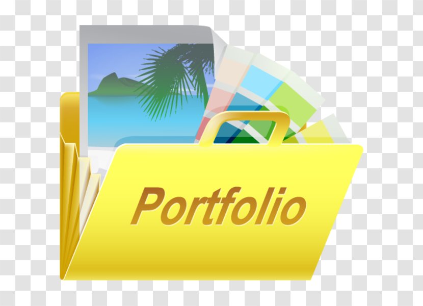 Career Portfolio Clip Art - Yellow - Math Student Transparent PNG