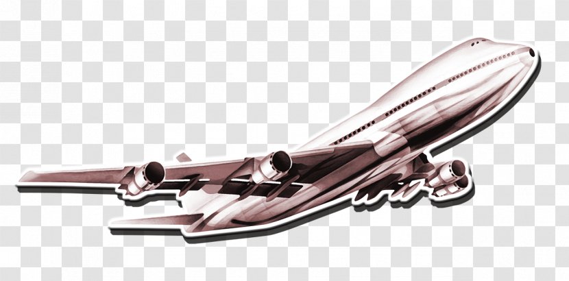 Airplane Cartoon Boeing 747 - Aviation Accidents And Incidents Transparent PNG