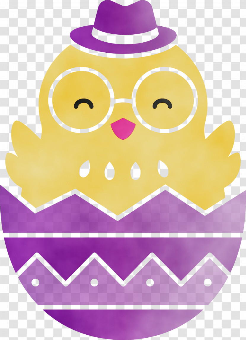 Purple Pink Violet Yellow Owl Transparent PNG