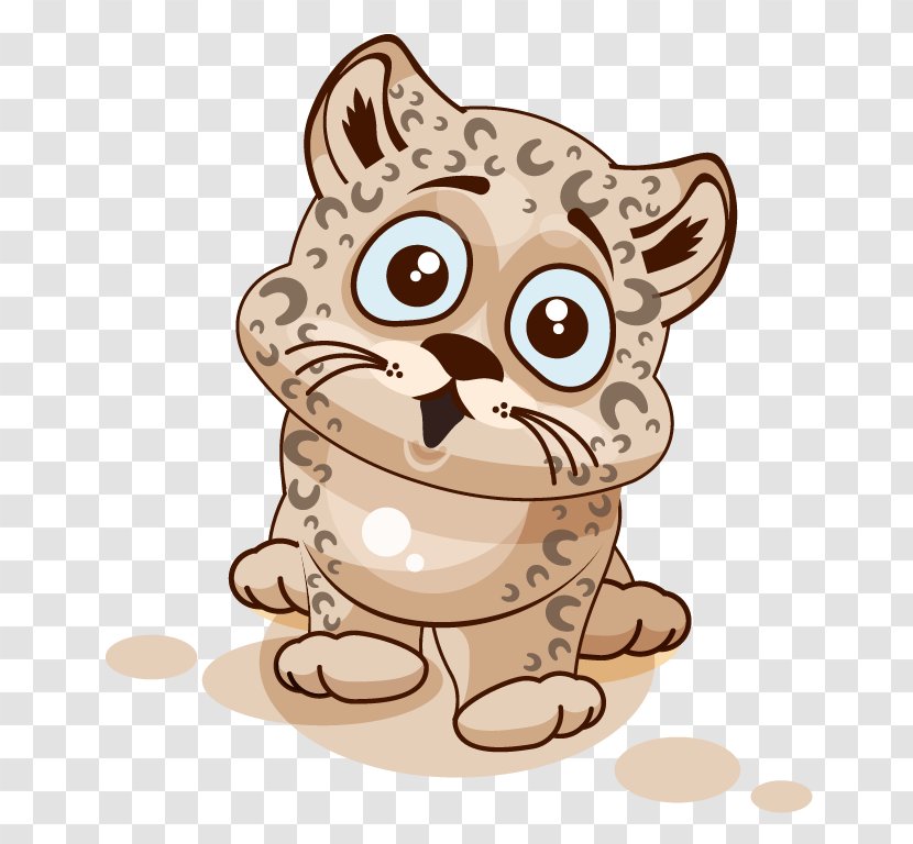 Leopard Emoji Photography Illustration - Mammal - Cute Little Animal Transparent PNG