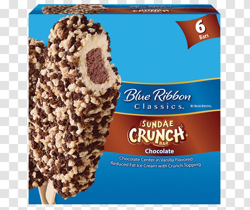 Nestlé Crunch Sundae Ice Cream Fudge Chocolate Bar - Dairy Product - Choco Transparent PNG