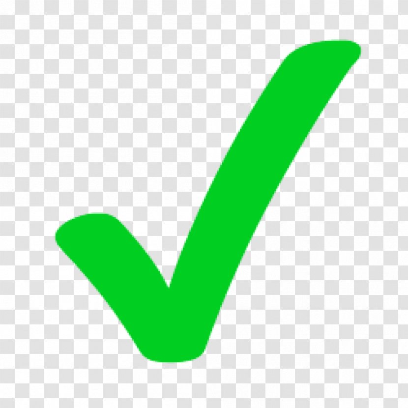 Check Mark Clip Art - Green - Feedback Button Transparent PNG