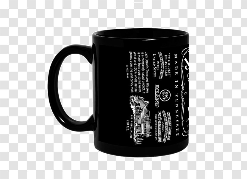 Coffee Cup Mug Jack Daniel's Tennessee Whiskey - Johnnie Walker Transparent PNG