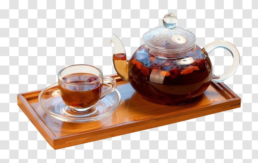 Ginger Tea Drinking Food Eating - Longan - Hawthorn Pot Transparent PNG