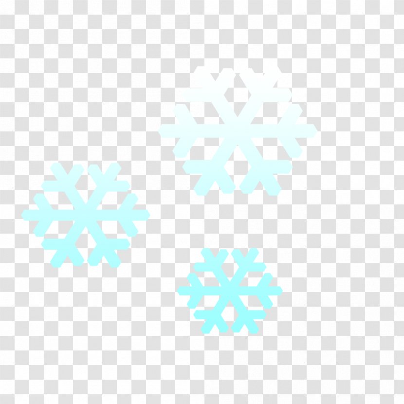 Blue Aqua Turquoise Azure Teal - Snowflakes Transparent PNG