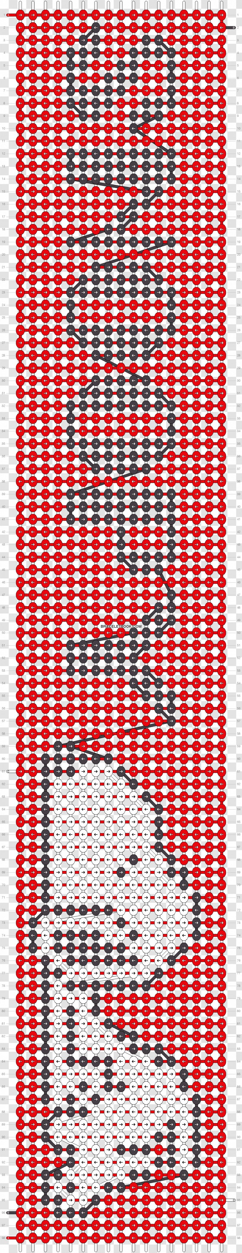 Friendship Bracelet Snoopy Pattern - Rectangle Transparent PNG