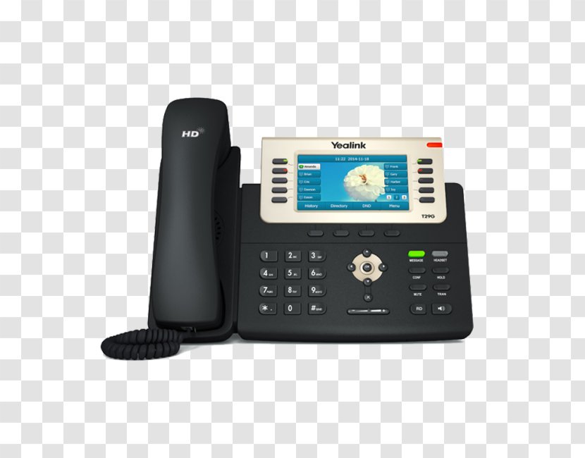Yealink SIP-T29G Gigabit VoIP Phone W52H Session Initiation Protocol Voice Over IP - Electronics - Sip Transparent PNG