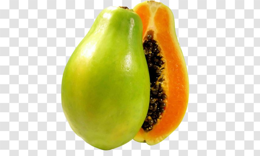 Juice Papaya Fruit Auglis Vegetable - Natural Foods - Cut Transparent PNG
