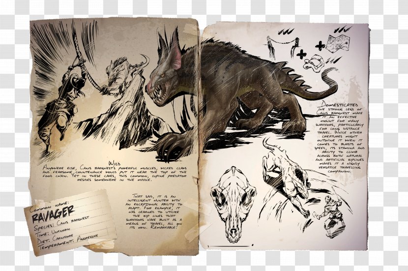 ARK: Survival Evolved Parasaurolophus Dinosaur Video Game Giganotosaurus - Poster - Creatures Transparent PNG