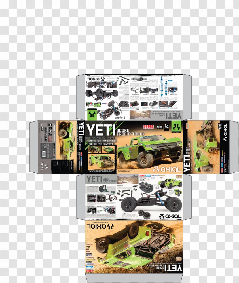 Axial Yeti Score Trophy Truck Pickup Four-wheel Drive Brand - Multimedia Transparent PNG