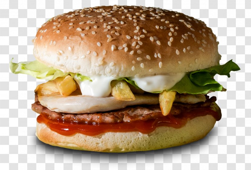 Hamburger Breakfast Sandwich Fast Food Veggie Burger Cheeseburger - Slider - And Transparent PNG