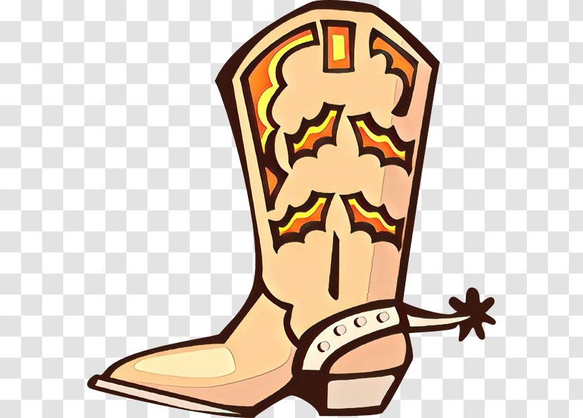 Clip Art Footwear Cowboy Boot Shoe Transparent PNG