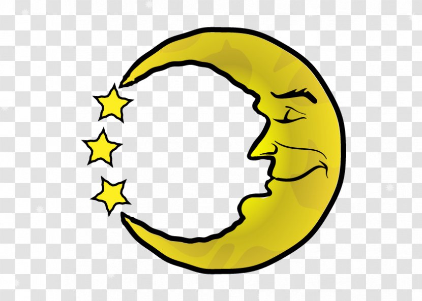 Euclidean Vector Clip Art - Yellow - Moon Transparent PNG