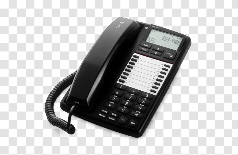 Doro AUB300i Telephone Business System Digital Enhanced Cordless Telecommunications - Corded Phone - Answering Machine Transparent PNG
