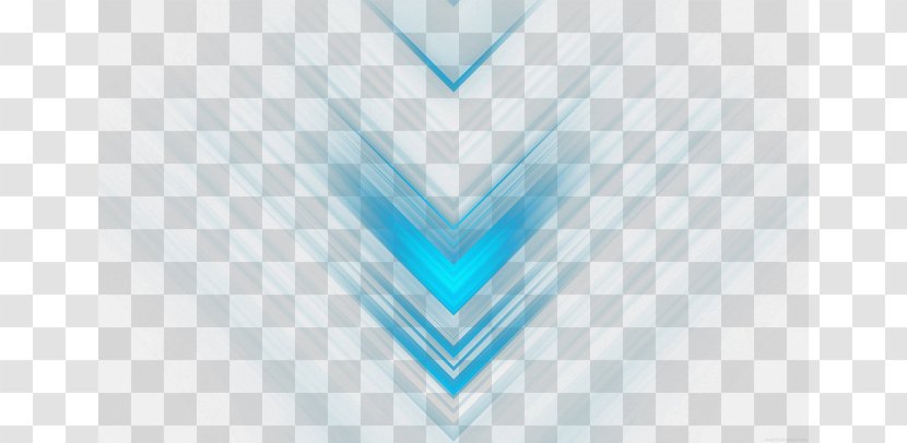 Arrow Download Creativity - Symmetry - Blue Light Effect Transparent PNG