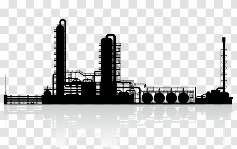 Oil Refinery Petroleum Chemical Plant Clip Art - Industry - Engineering Transparent PNG