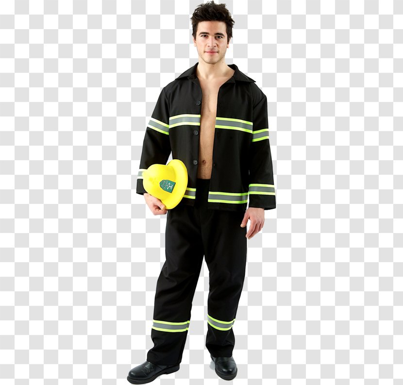 Costume Party Firefighter Clothing Halloween - Jumpsuit Transparent PNG