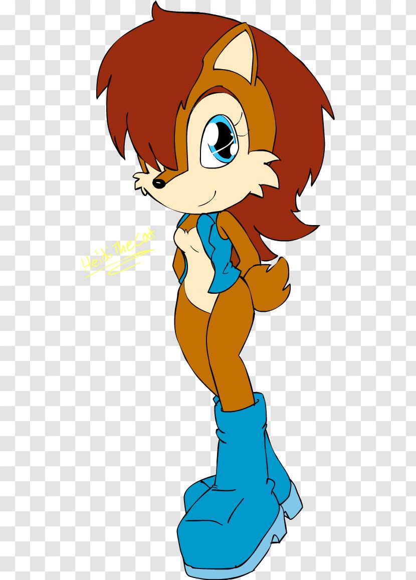 Princess Sally Acorn Wikia Clip Art Illustration - Heart - Amy The Squirrel Transparent PNG