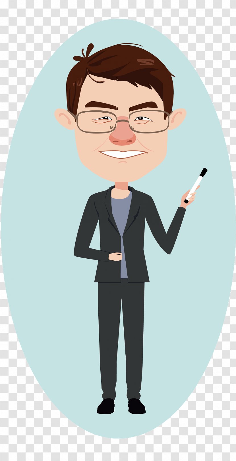 Thumb Glasses Human Behavior Illustration Public Relations - Gesture - Auspicious Transparent PNG