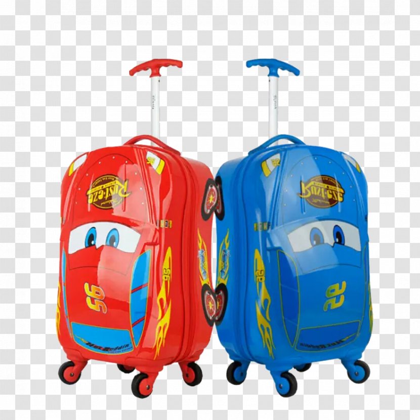 Hand Luggage Suitcase Car Baggage Travel - Trunk - Two Cartoon Transparent PNG