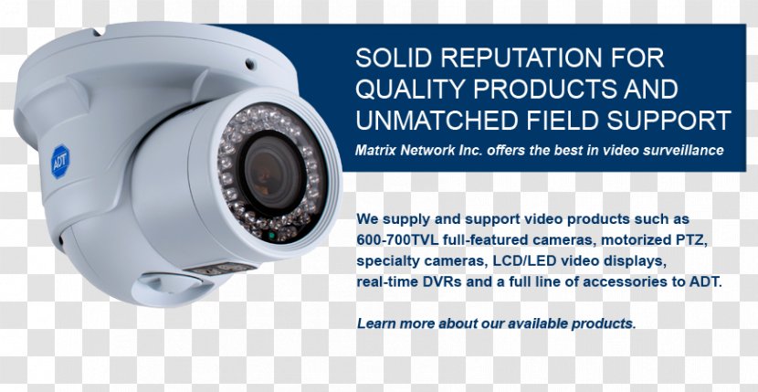 Closed-circuit Television ADT Inc. Wireless Security Camera Video Cameras Surveillance - Technology Transparent PNG