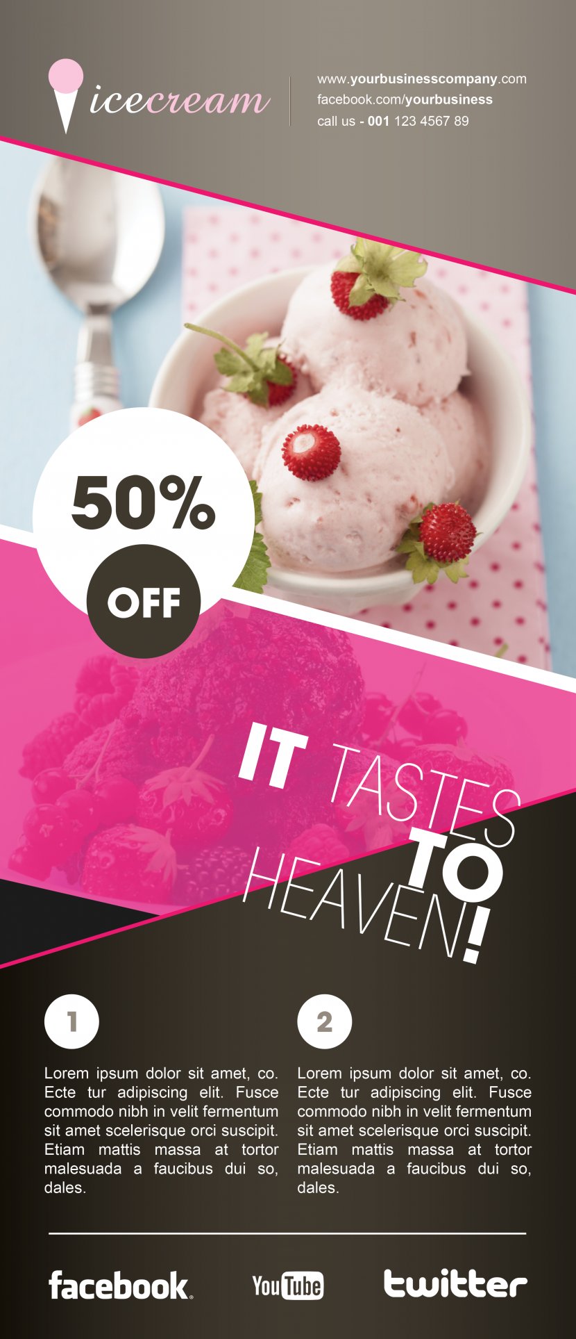 Ice Cream Gelato Frozen Yogurt Poster - Dessert Shop X Display Rack Design Transparent PNG