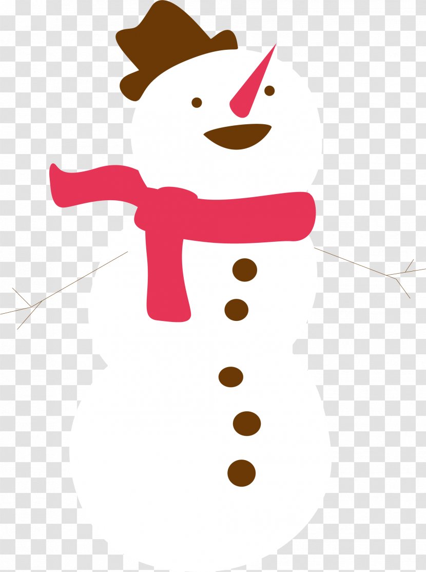Rudolph Snowman Christmas Card Clip Art - Flower - White Transparent PNG