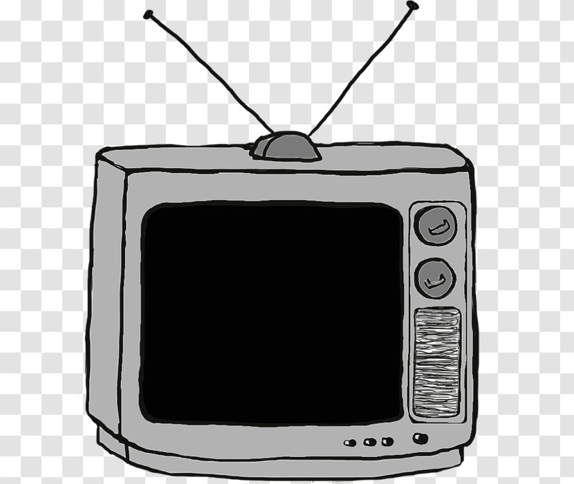 Television Set - Monochrome Photography - Design Transparent PNG