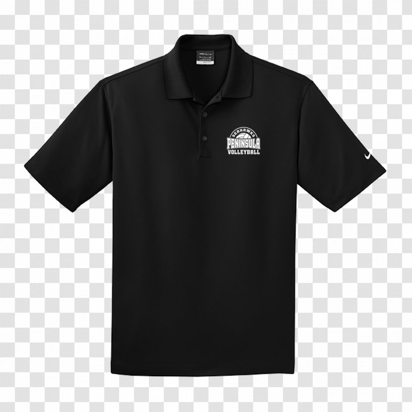 T-shirt Polo Shirt Clothing Top - Black - Nike Transparent PNG