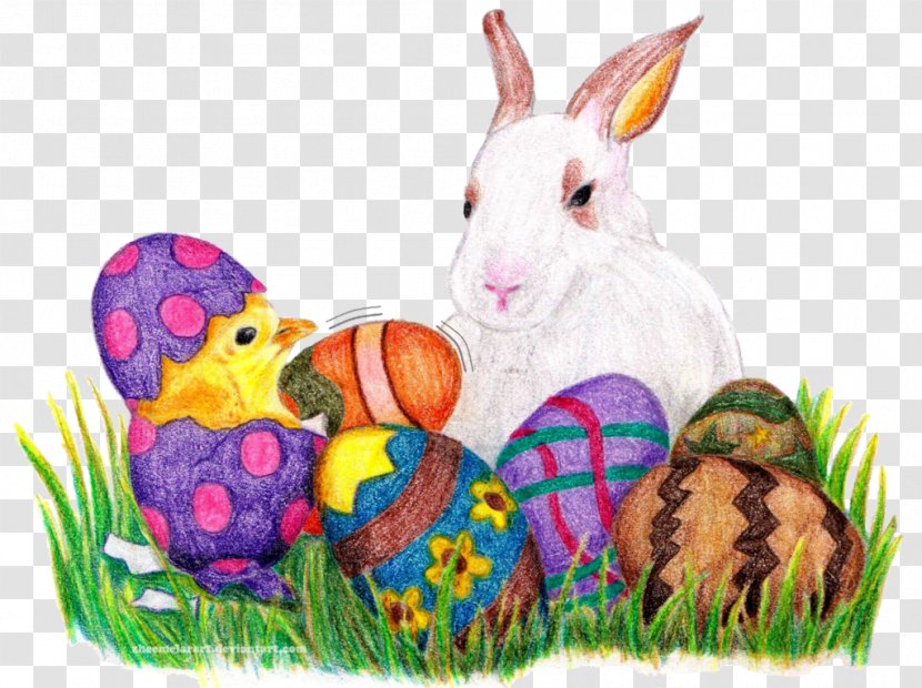 Easter Bunny Domestic Rabbit Egg Transparent PNG