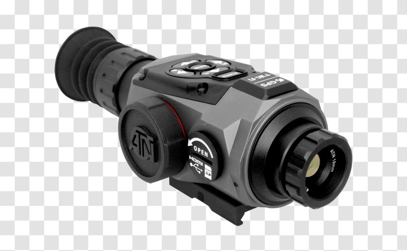American Technologies Network Corporation Telescopic Sight Thermal Weapon Optics High-definition Television - Magnification - Celownik Transparent PNG