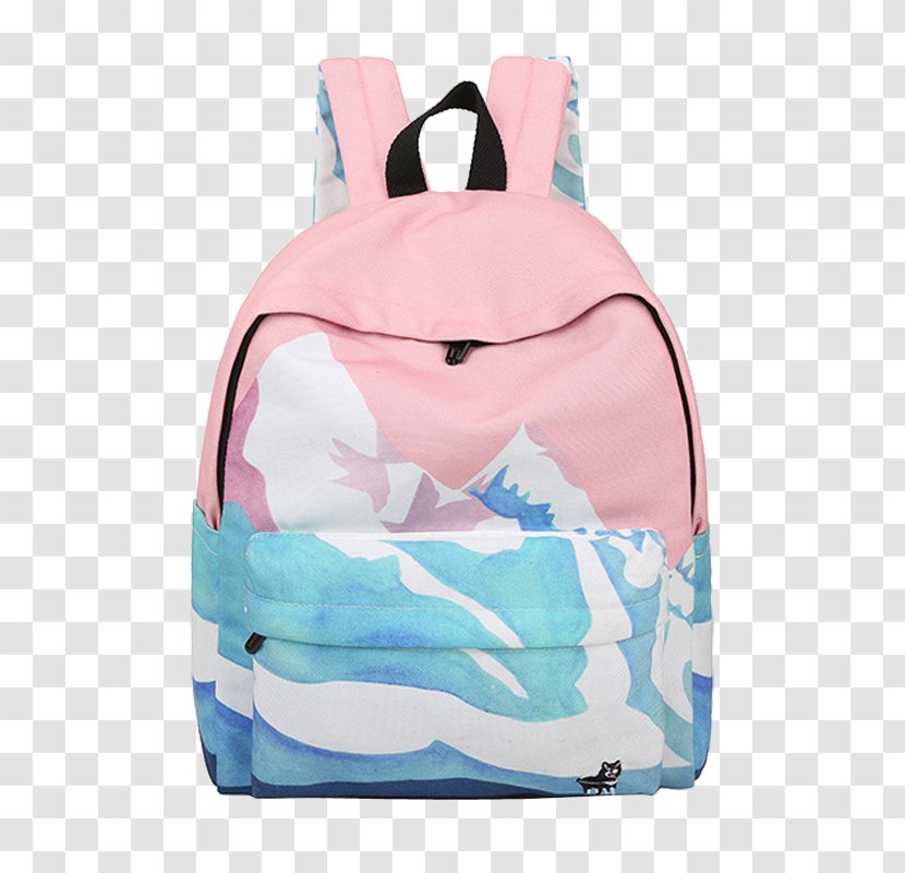 Backpack Pastel Bag Travel Hand Luggage - Duffel Bags - Beauty Face Transparent PNG