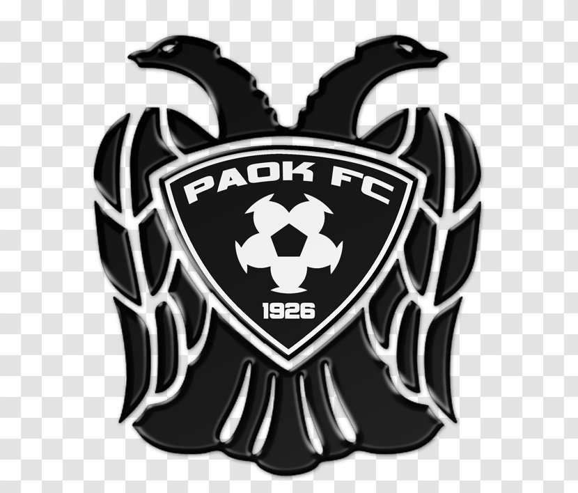 PAOK FC Superleague Greece Thessaloniki AEK Athens F.C. P.A.O.K. BC - Black And White - Football Transparent PNG