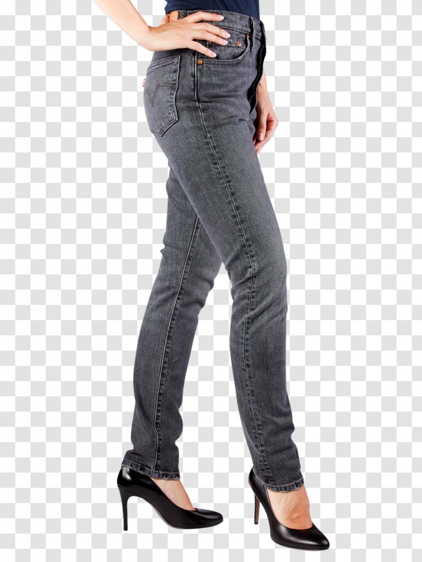 Jeans Denim Levi Strauss & Co. Slim-fit Pants Levi's 501 - Waist - Model Transparent PNG