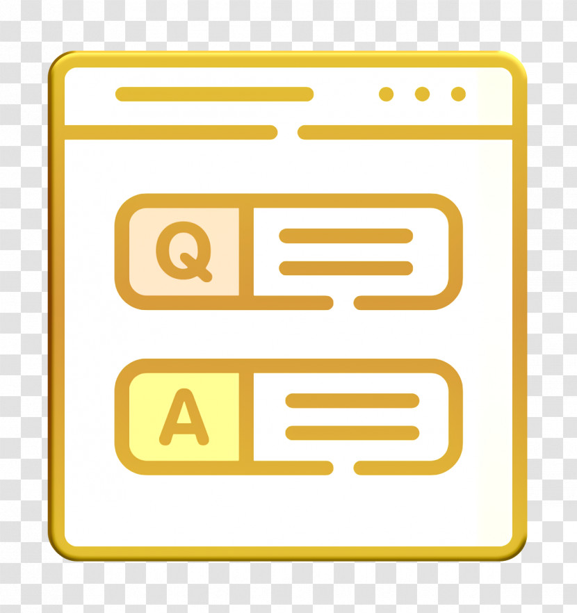 Question Icon Online Learning Icon Transparent PNG