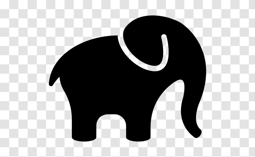 Elephant - Elephants And Mammoths - Silhouette Trunk Transparent PNG