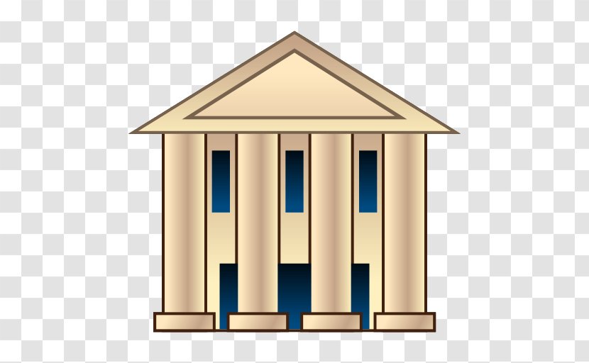 Emoji Building Sticker SMS Text Messaging - Whatsapp - Classical Architecture Transparent PNG