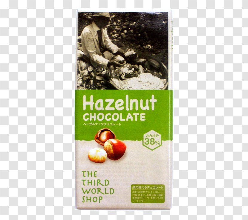 Chocolate Bar Coffee Fair Trade Organic Farming - Natural Foods - Hazelnut Transparent PNG