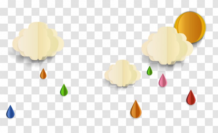Rain Weather Forecasting - Cartoon - Material Picture Transparent PNG