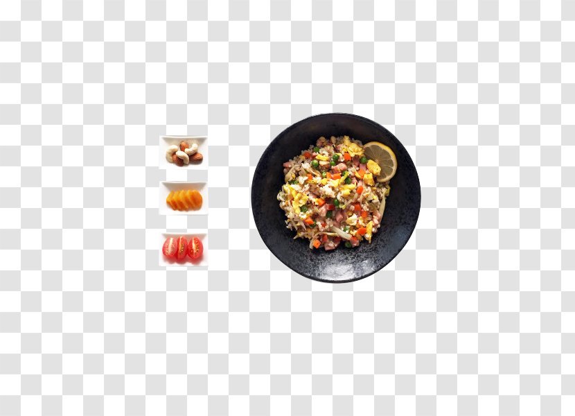 Yangzhou Fried Rice Ham Vegetarian Cuisine - Oryza Sativa - Corn Transparent PNG