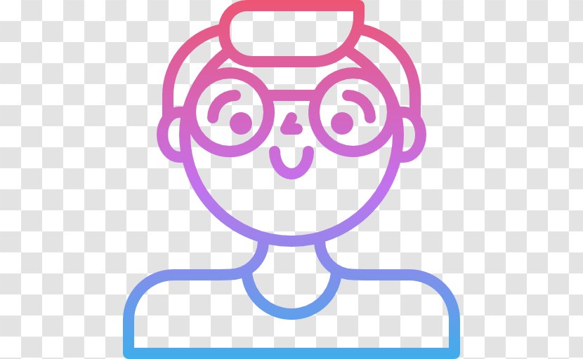 Nerd Icon - Text - Purple Transparent PNG