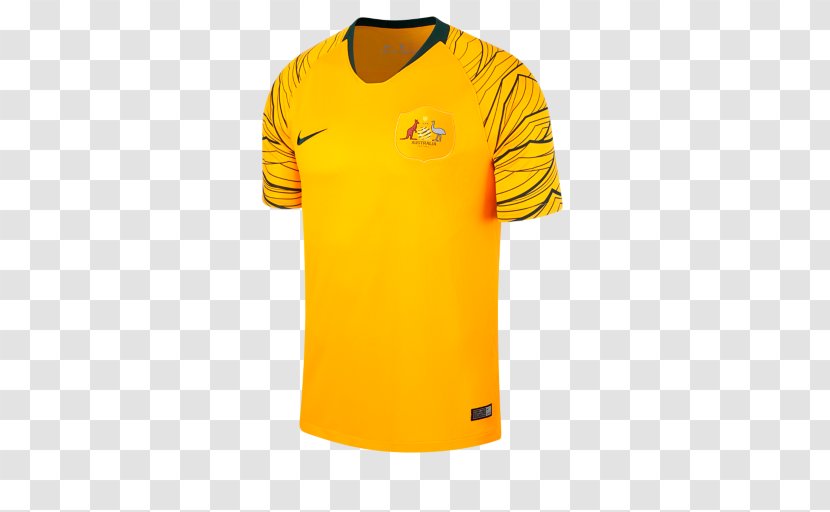 2018 World Cup Australia National Football Team T-shirt Jersey - FIFA Footba Transparent PNG
