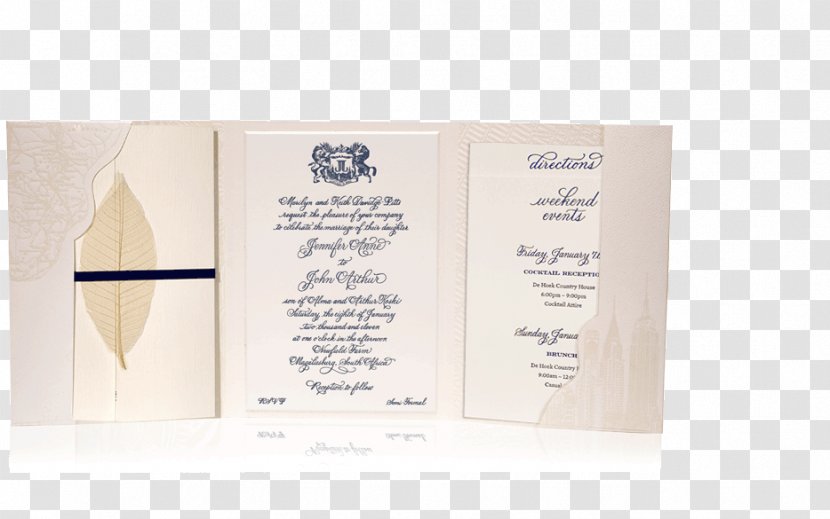 Wedding Invitation Paper Font - Invitations Transparent PNG