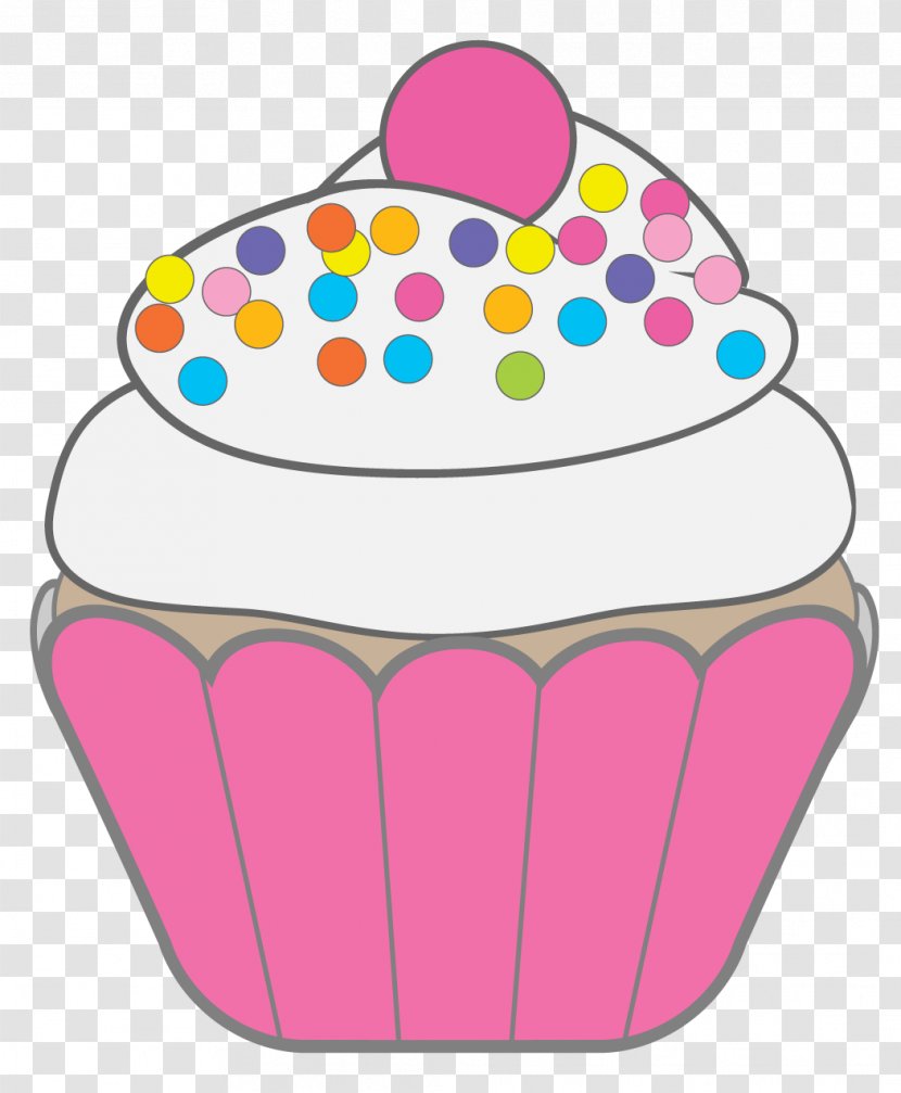 Cupcake Muffin Birthday Cake Icing Clip Art - Baking - Graphics Clipart Transparent PNG