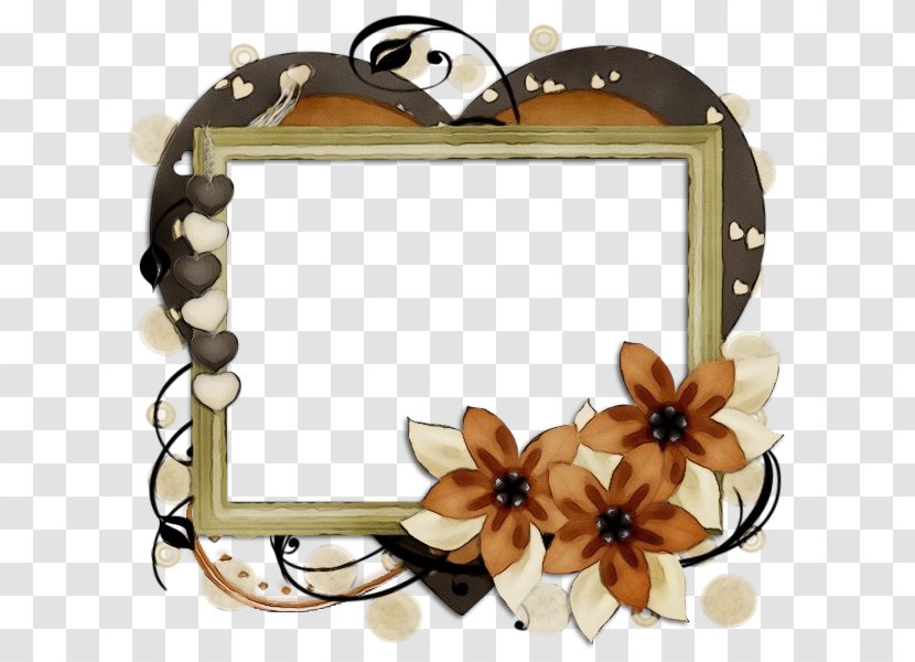 Background Watercolor Frame - Mirror - Rectangle Picture Transparent PNG