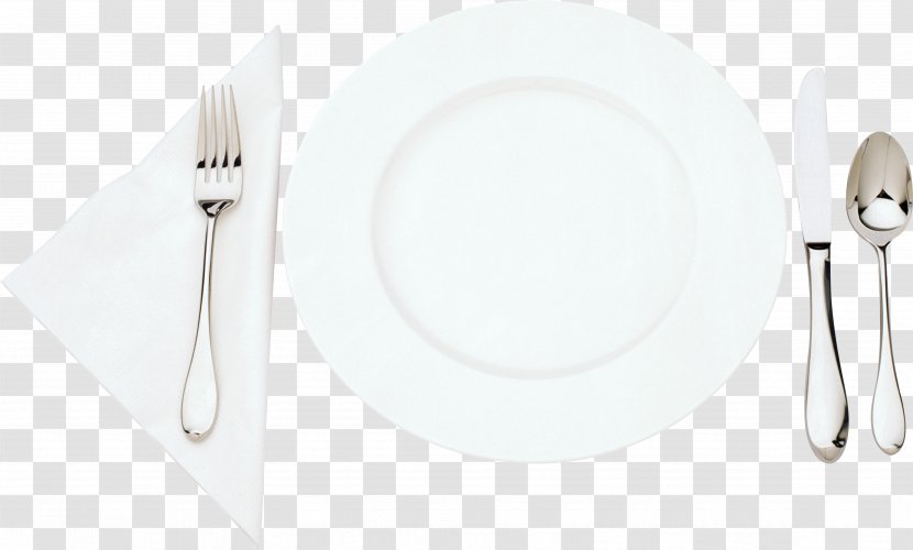 Fork Knife Cloth Napkins Plate Ambuyat - National Dish Transparent PNG