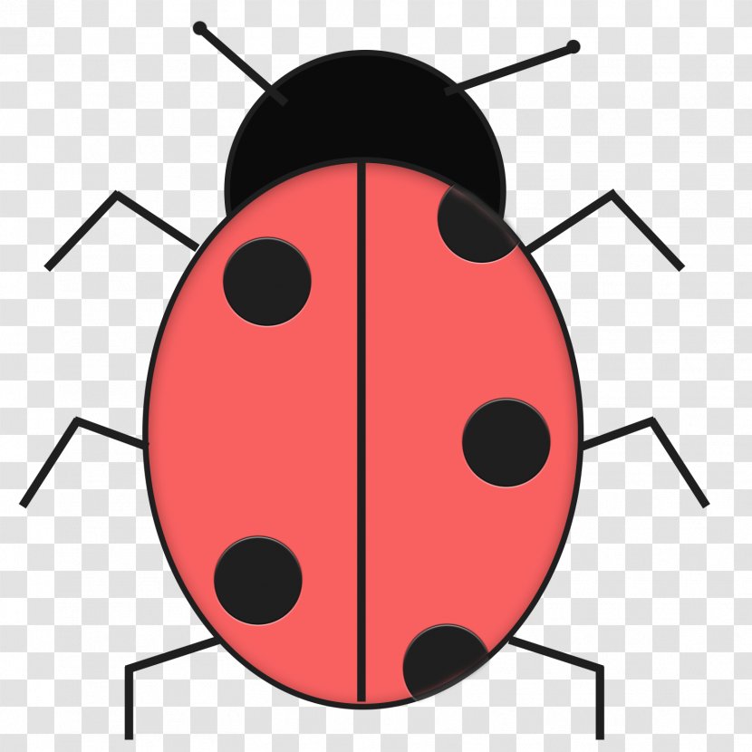 Line Point Cartoon Lady Bird Clip Art - Invertebrate Transparent PNG