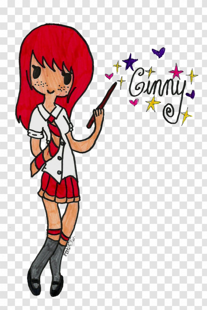 Clip Art Costume Illustration Human Cartoon - Heart - Ginny Weasley Transparent PNG